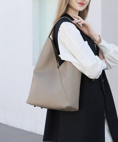 【ショップチャンネルOA商品】レザートライアングルトートバッグ　18-1190