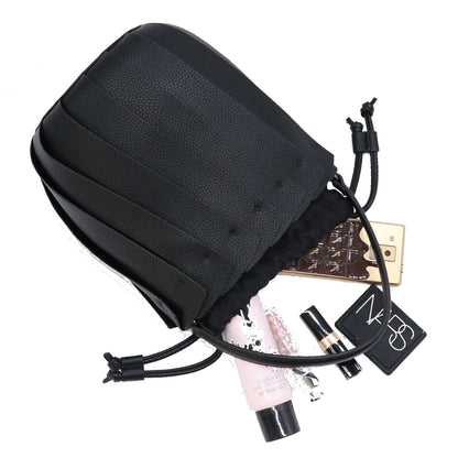 【ショップチャンネルOA商品】プリーツ バケツ型 2WAY ショルダーバッグ 巾着　17-1202